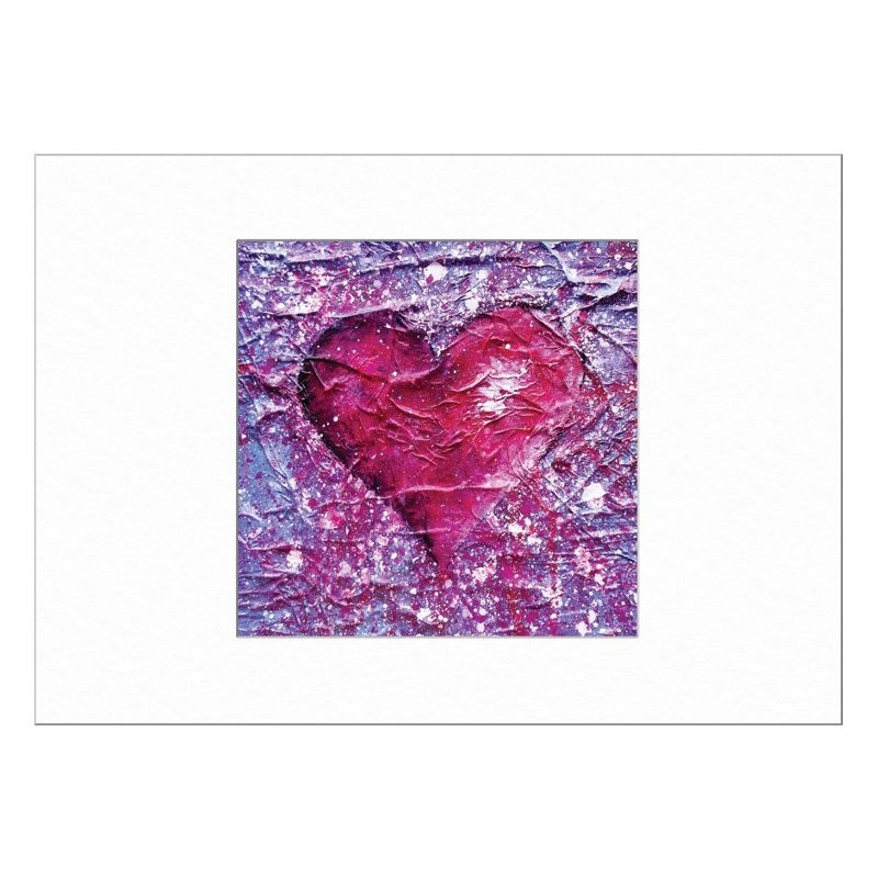 Love Purple Limited Edition Print with Mount